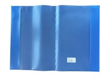 5 Heftumschläge A4 blau transparent Schoner Heftschoner Umschlag Heftumschlag