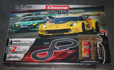 carrera evolution bahn super cars mit anderern Autos startpackung