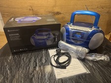 Soundmaster SCD5350BL CD-Radio UKW USB, Kassette, Radiorecorder, Mikro OVP 