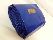 LKW-Plane, Gewebeplane: 2,5 x 10m -- Blau * -- ca.600g/m² -- Einseitig *