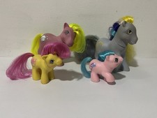 4x My little Pony - Hasbro G1 - 1985-1989 - Konvolut Sammlung 80er Figur