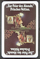 Skatspiel/Brauerei VELTINS "Zur Feier des Abends." Frisches Veltins.