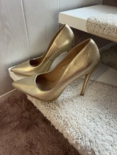 Damen High heels Schuhe Pumps Gold Marke DeeZee Gr. 38