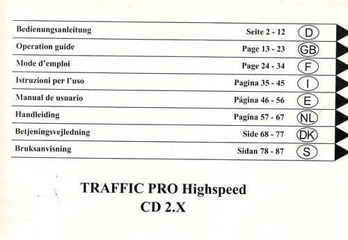 Becker traffic pro high speed - becker,