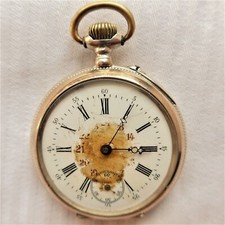 HERREN TASCHENUHR, Silber