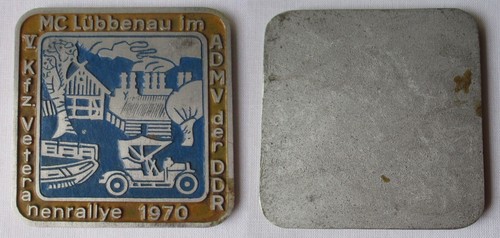 Ddr plakette lübbenau - ddr, im