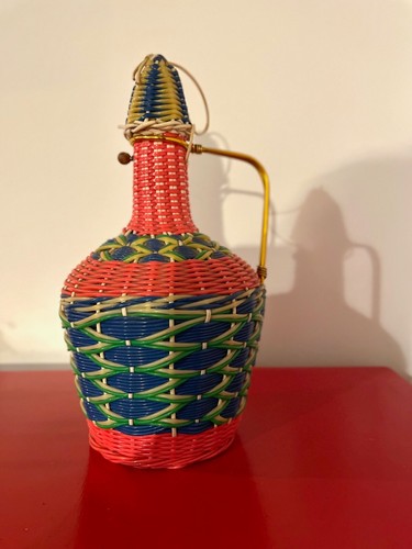 Vintage scoubidou flasche - scoubidou,