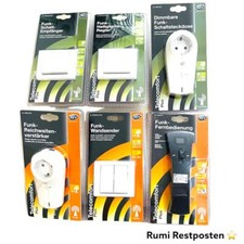 Funksteckdosen Set Starterkit TeleComfort Plus Fernbedienung Steckdosen