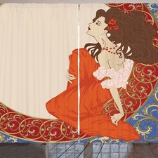 Jugendstil Rustikale Gardine