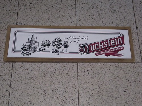 Reklameschild duckstein - reklameschild,