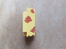 Lego System , Piraten , Zubehör , Burgmauer , Ecke , Gelb  Mit Maueraufdruck.