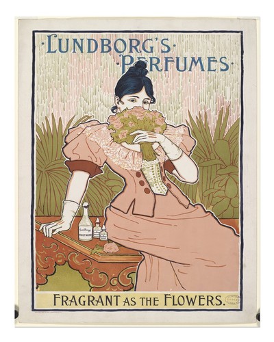 Vintage parfum poster wandbild - poster,