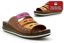 Damen Leder Sandalen Damen