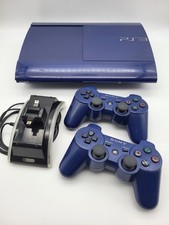 Sony Playstation 3 PS3 Super Slim Blau Konsole + Controller *Blitzversand* 