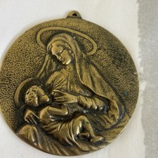 Solid Bronze  Brass Mary