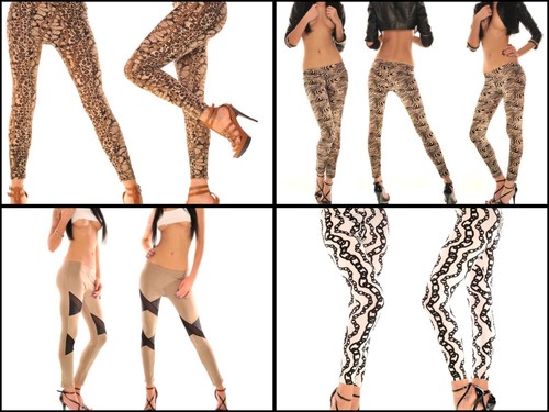 Damen leggings lang stretch - leggings,