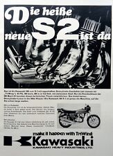 Kawasaki S2 Werbung 1971 laminiert
