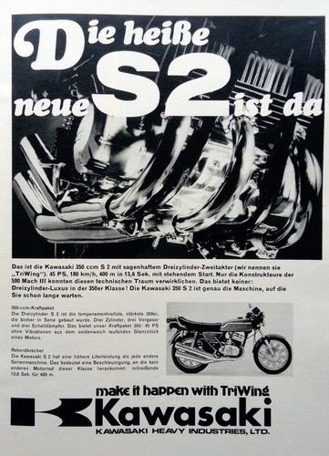 Kawasaki werbung 1971 - kawasaki, s2