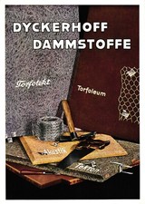 Dyckerhoff Dämmstoffe, Eduard Dyckerhoff Poggenhagen - Hannover, Werbe-AK