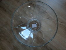 Große Glasschale Sonnenblume Dekor Salat Deko Obst D 30 x H 12,5 cm TOLL 