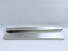 2 Stück Aluminium Profil Leiste Schiene in silber 50x5x3cm