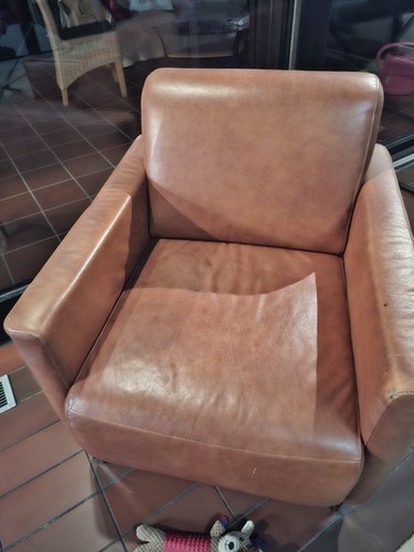 Leder sessel rot gebraucht - leder,