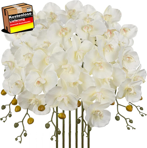 Künstliche orchideen set 6er - künstliche,