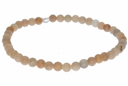 Mondstein kugel schmuck 4mm - mondstein,