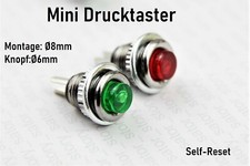 Druck Taster Schließer Rot