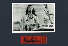 Pierre Brice+ - seltenes original Autogramm - "WINNETOU"