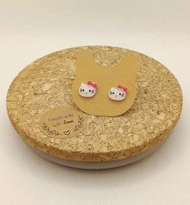 Ohrringe Ohrstecker Hello Kitty Schleife Pink