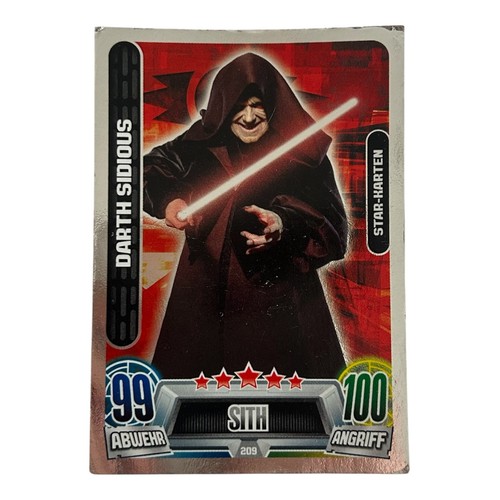 Darth sidious topps star - -,
