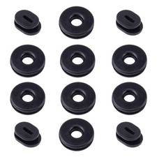 12Stk Grommet Haltegummi Set