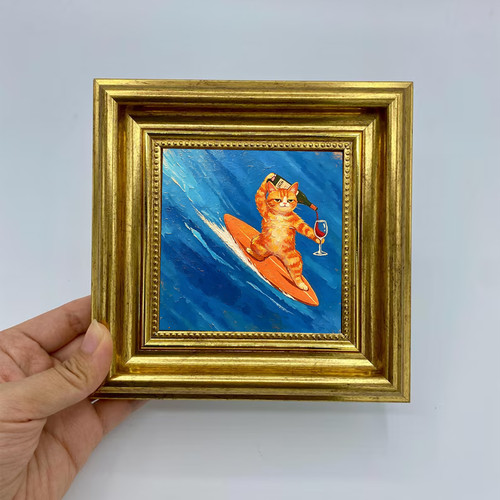 Surfing orange tabby - orange, wein