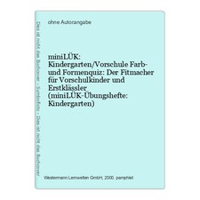 miniLÜK: Kindergarten/Vorschule Farb- und Formenquiz: Der Fitmacher für Vorschul
