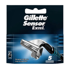 Gillette Sensor Excel Rasierklingen - 5-10-15-20-25-30-35-40-45-50-100er Pack