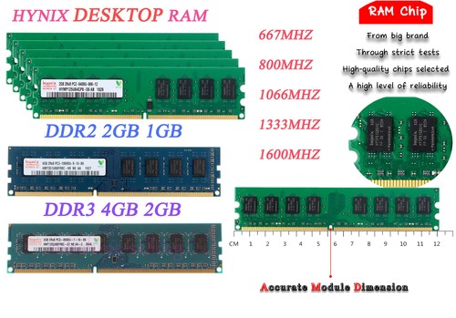 Lot hynix 2gb 4gb - hynix,