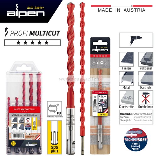 Alpen sds plus profi multicut - alpen, sds-plus