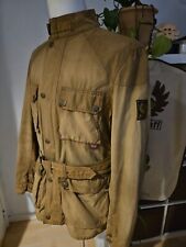 Belstaff Roadmaster Faded Brown Waxed Cotton Size L Gold Label Malenotti Era