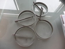 Küchenprofi 4 Formen zum Spiegelei braten Edelstahl neu