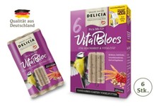 DELICIA ® Pick-Me-Up VitalBlocs 6er Pack Vogelfutter schalenfrei Ambrosia frei