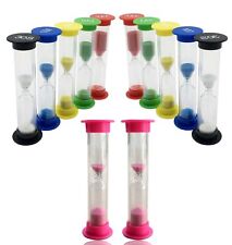 12 teiliges Sanduhren Set Zeitmesser Sanduhr Timer Zahnputzuhr Eieruhr Farbmix
