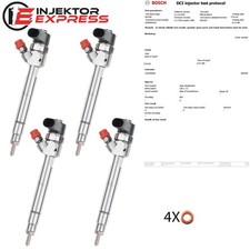 4x 0445110025 Einspritzdüse Injektor Mercedes E KLASSE CLK Sprinter A6110700687