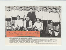 Mannschaftskarte*DFB  WM 1954*MK*Mannschaftsbild*Schwahn-WK*Rahn*Walter*Turek