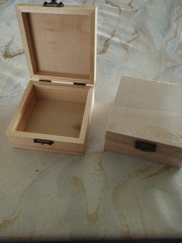 Holzkästchen - 2x,