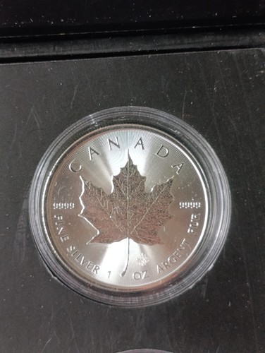 Silber unzen münze maple - oz,