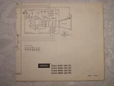 altes Blatt Schaltplan Grundig