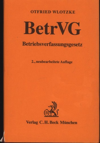 Betriebsverfassungsgesetz mit