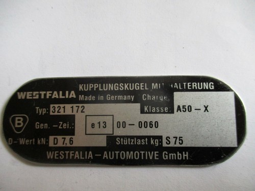Typenschild ahk - typenschild,