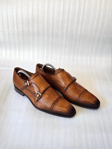 Umber double monk - umber, strap